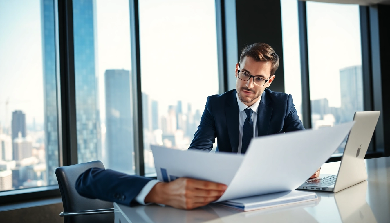 Headhunter Ingenieure bei der Analyse von Lebensläufen in einem modernen Büro.