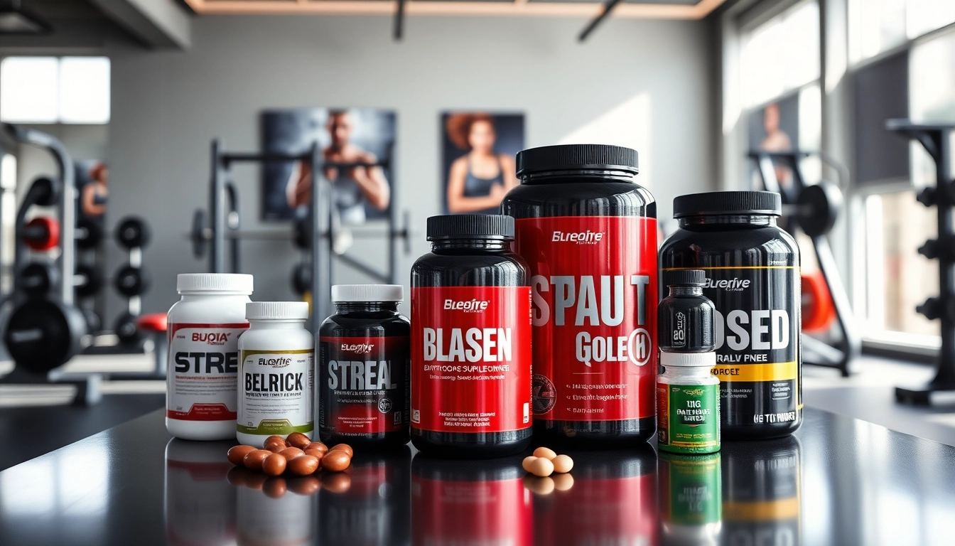 Proviron kaufen aus hochwertigen Fitnesssupplementen in einem modernen Gym-Setting.