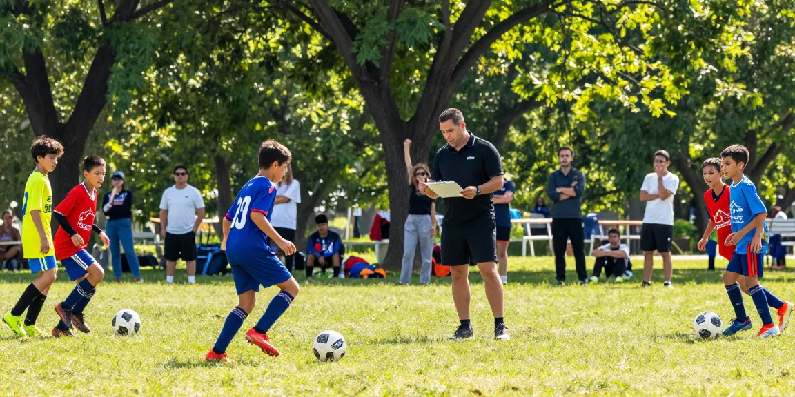 Fußballbedarf kaufen: Jugendspieler trainieren mit hochwertigen Mantom-Bällen auf dem Fußballplatz.