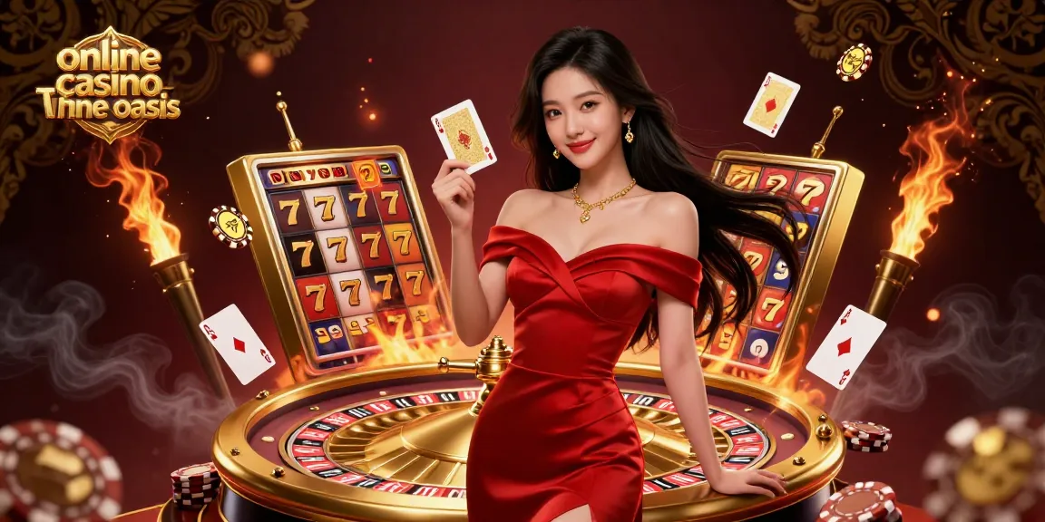 Experience the excitement of an online casino ohne oasis with vibrant gaming elements and a stunning host.
