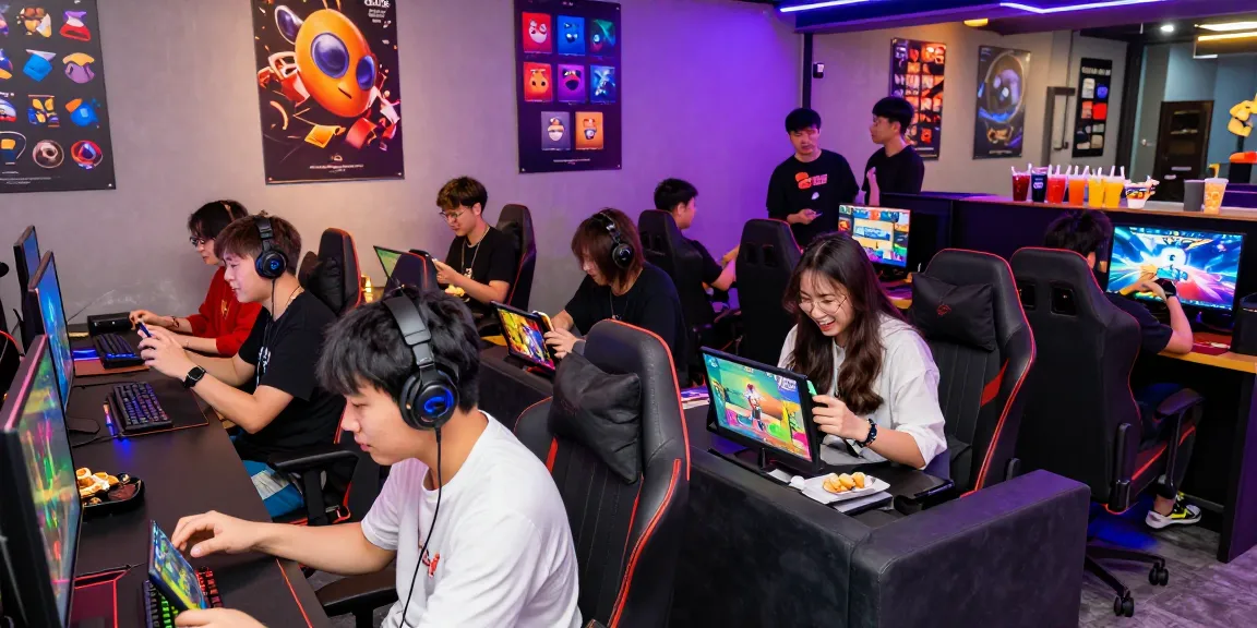 Excited players enjoying gaming at https://b52club.radio.fm/ with vibrant atmosphere and dynamic interactions.