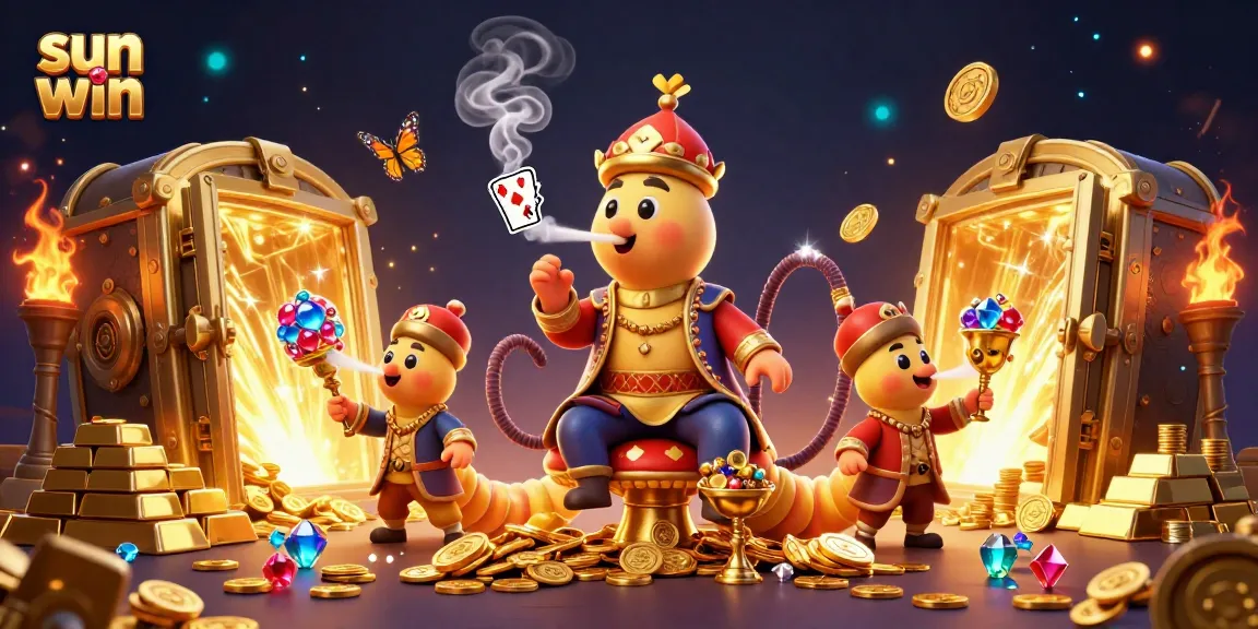 Engage with sun win's vibrant casino adventure, exploring golden treasures and poker symbols